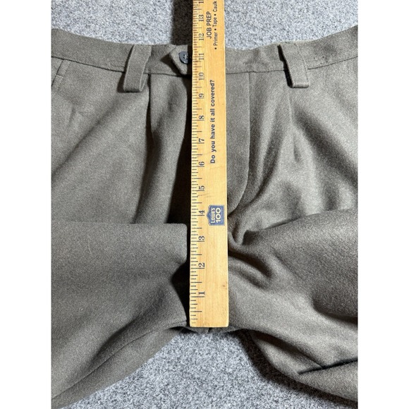 Vintage German Military Pants 34x30 Gray Wool Trousers m48 NVA Made in Germany - Picture 14 of 16